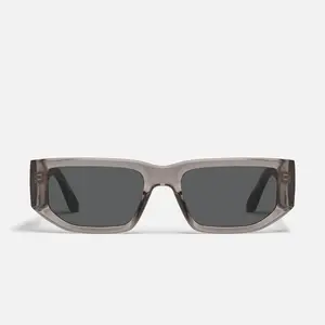QUAY - GOOD TIME Sunglass - Adjustable Chameleon Sunglasses with Beveled Detailing & CR 39 Lenses - Narrow Rectangle Frame