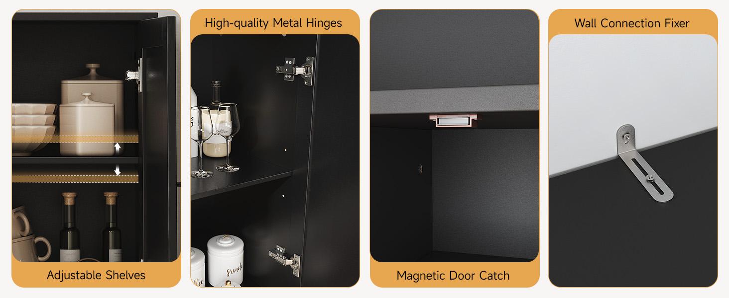 【SPOTLIGHT DAY】ONBRILL 71" Tall Kitchen Pantry Storage Cabinet with Microwave Stand & Door Shelf, Freestanding Kitchen Hutch with 6 Doors and Adjustable Shelves, Modern Food Pantry for Kitchen, Dining Room 【SPOTLIGHT DAY】ONBRILL 71" Tall Kitchen Pantry Storage Cabinet with Microwave Stand & Door Shelf, Freestanding Kitchen Hutch with 6 Doors and Adjustable Shelves, Modern Food Pantry for Kitchen, Dining Room