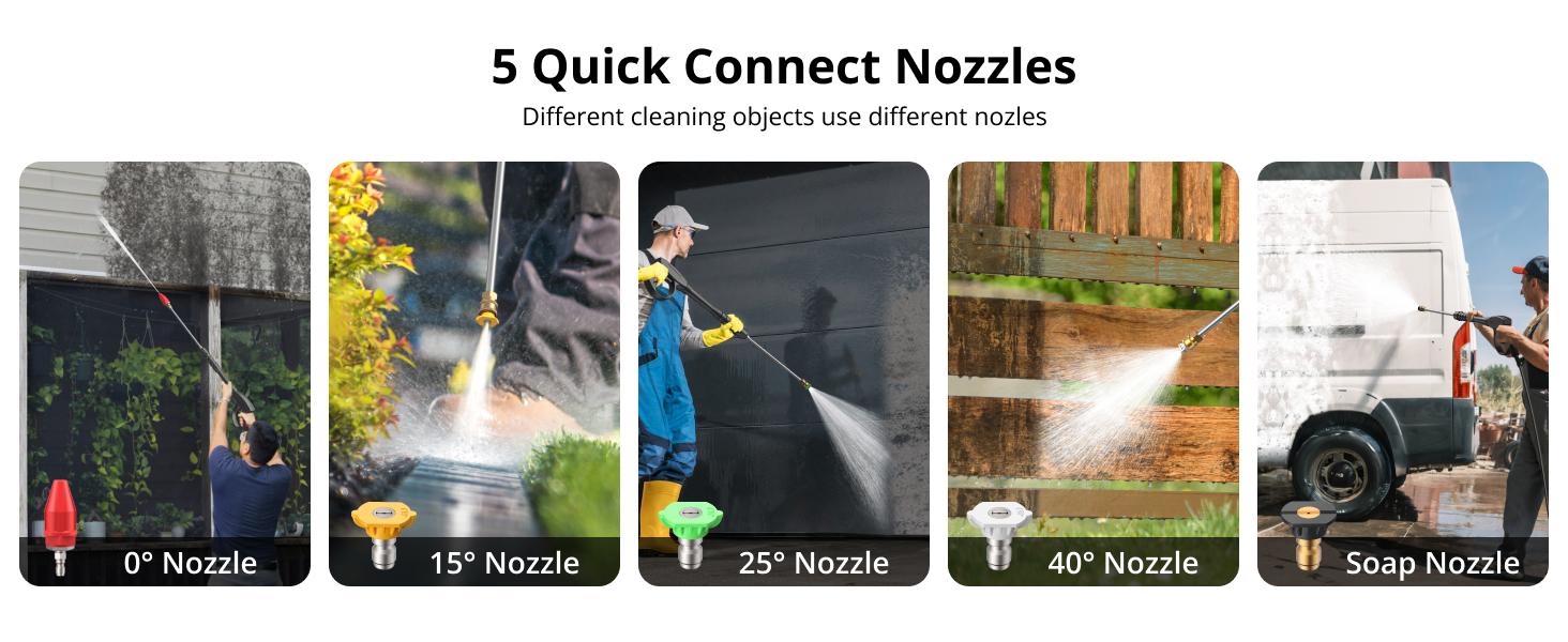 Gas Pressure Washer 3800 PSI 2.5 GPM, 212CC High Pressure Washers 4-Stroke OHV Engine 10-Inch High Wheels with 5 Nozzle Set Include Soap Tank for Cars Fences Driveways Patios Furniture Home(AL1038A)