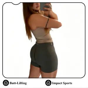 Impact Shorts Low-Rise Seamless Yoga Shorts, Hip-Lifting Fitness Shorts, Cycling Shorts, Stretch Fitness Apparel