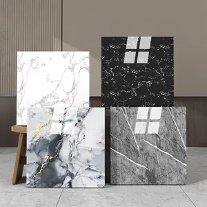 20 /40 Pack Self-Adhesive Faux Marble Gold Wall Panels for Bathroom, Kitchen, Living Room – Easy Tool-Free Installation & Removal stick tile