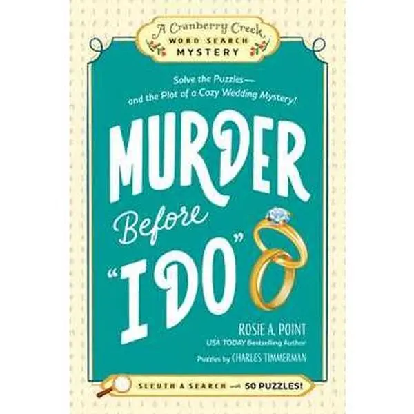 Simon & Schuster: Murder Before "I Do" - Book 3 (Trade Paperback, Soft Covers) - Charles Timmerman Best Man Focused English Literature Fiction Book with Solve-as-You-Read Puzzle