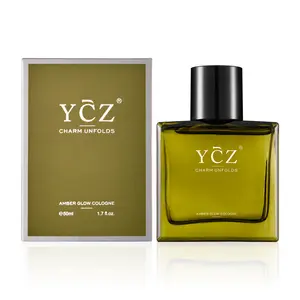 New Arrival: YCZ Amber Glow Eau De Parfum Unisex 50ml | Viral Ocean Fresh Woody Arabian Perfume | Bergamot Coconut Amber | Long Lasting Luxury Gift for Him & Her