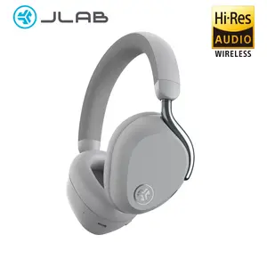 JLab Epic Lux Lab Edition ANC Over-Ear Headphones with 32mm Drivers, Adaptive Noise Cancellation, Hi-Res Audio, Wired & Wireless, Wireless Charging Dock, Headphone Case