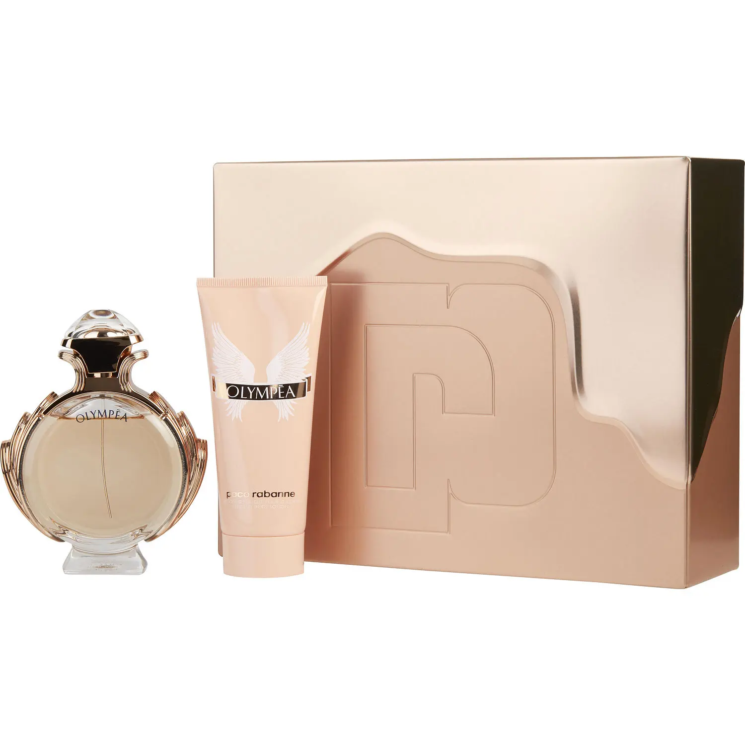 Paco Rabanne Olympea Set-Eau De Parfum Spray 2.7 Oz & Body Lotion 3.4 Oz For Women