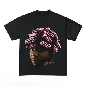 BIG WORM Graphic Tee, 90s Vintage Rap Graphic Shirt Novelty Graphic T Shirt funny tshirt Undershirts Tees Casual Streetwear Classic Plain Men's Women Cotton Moisture Wicking Short Sleeve Crew Neck