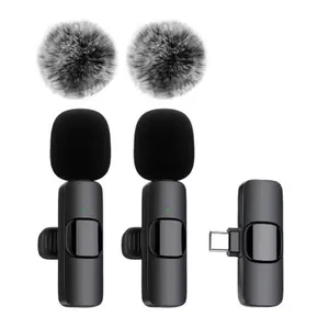 Wireless lavalier microphone microphone hot-selling full set of mobile phone radio noise reduction anchor live broadcast comfortable work sport Wireless Microphone