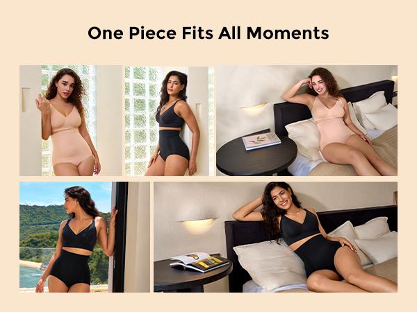 【Summervibes 】Momcozy Cloud-Soft Breeze-Wick Comfort High-Waist Body Shaper Seamless Shaping Underwear for Postpartum & Daily Wear OEKO-TEX Certified High Stretch Girdle Post Surgery Bodysuit