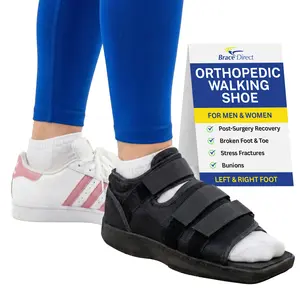 Brace Direct Post Op Shoe L3260 - Adjustable Support for Foot Surgery Recovery & Broken Toes