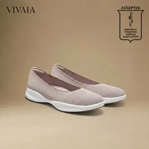 VIVAlA Women’s Walker Pro Hybrid Ballet Arch Fit Flats – Breathable Recycled Upper, APMA, Pressure-Relief Honeycomb Insole & Ultra-Supportive EVA Foam All-Day Walking Comfort (Izabel) Shoe summerwins