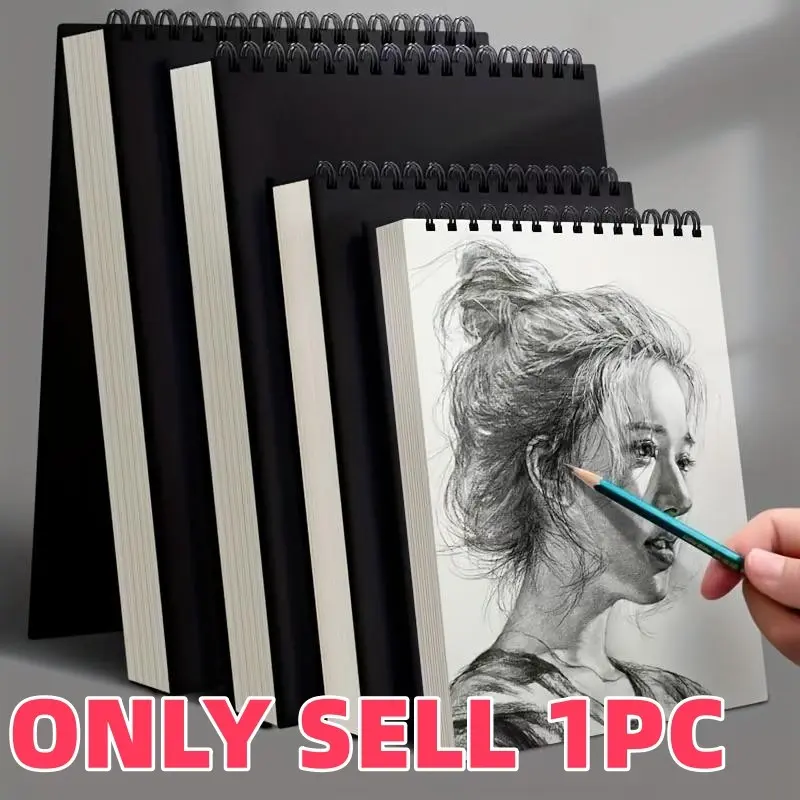 Top Spiral-Bound Artistic Sketchbook with 30 Sheets of Acid-Free Art Paper, Drawing and Writing Paper for Adult Beginner Artists, Art Supplies
