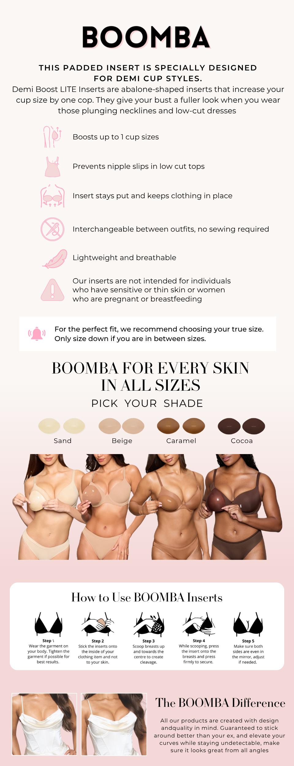 BOOMBA Demi Boost (Lite) Inserts -  (Perfect Boost Inserts)