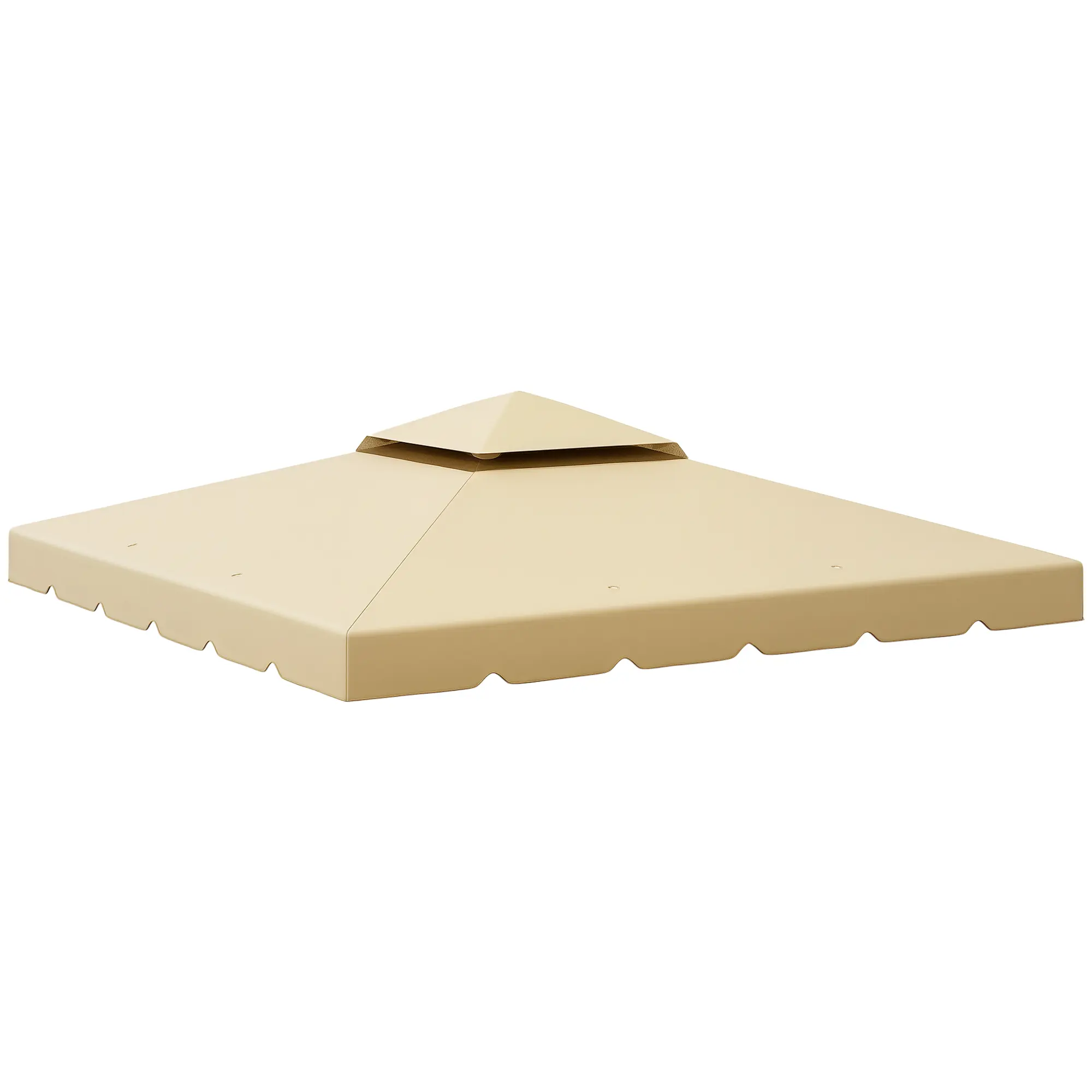 Outsunny 10' x 10' Gazebo Replacement Canopy, Gazebo Top Cover with Double Vented Roof for Outsunny 9.7' x 9.7' Frame for Garden Patio Outdoor (TOP ONLY), Beige