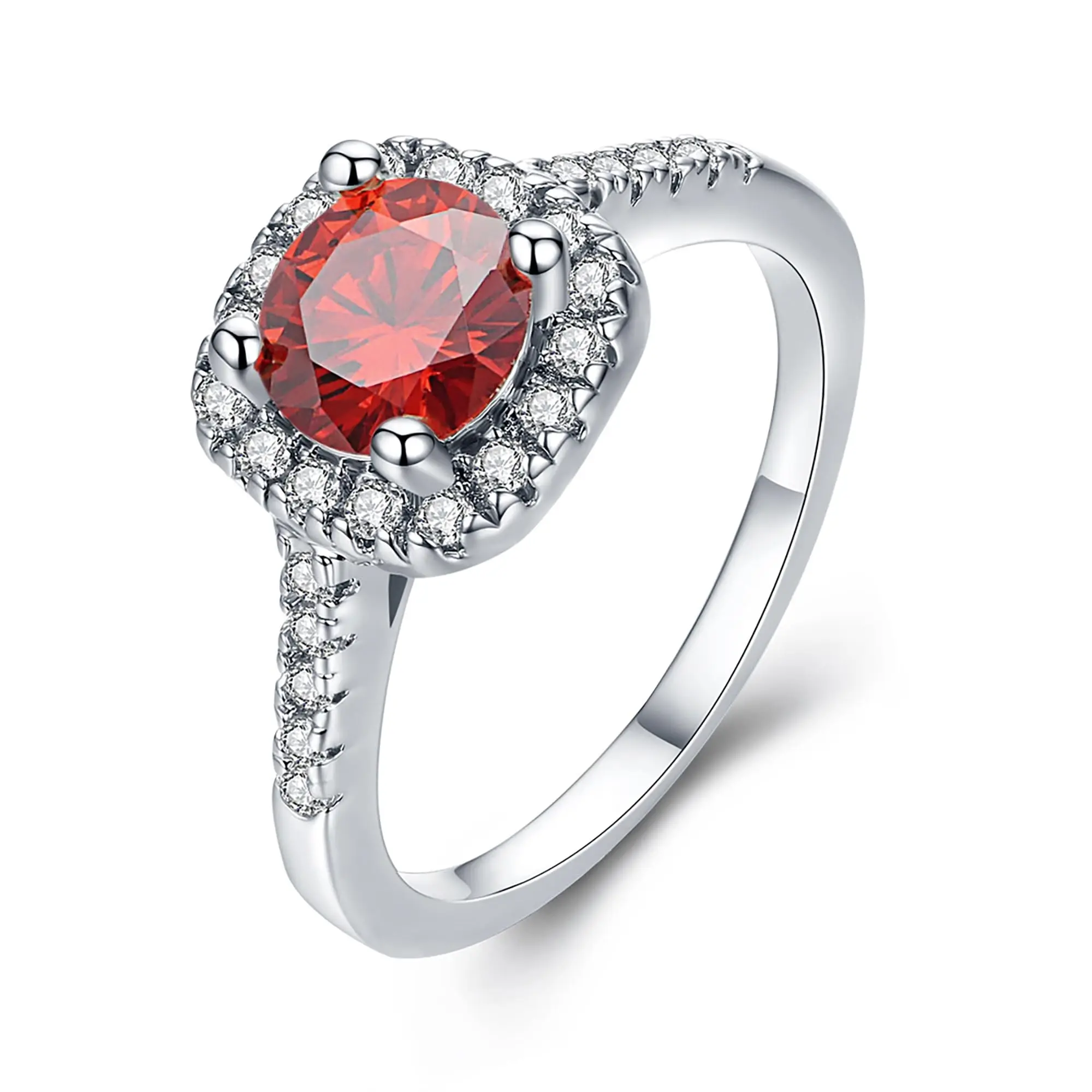 Rings for Women, Promise Rings for Her, Christmas Gifts, Engagement Rings for Women Solitaire Crystal Wedding Rings for Her Fake Diamond Ring Christmas Gifts for Her