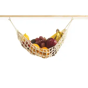 Hanging Fruit Hammock Under Cabinet