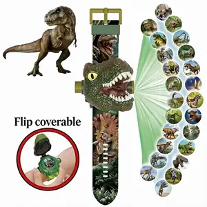 Dinosaur Projector Watch for Kids - 24 Dino Images, Interactive & Teaching Toy, Cool Birthday Gift, STEM Learning Toy, Dinosaur Toys, Stocking Stuffer, Fun Playtime, Colorful Design, Playful Accessory, Easy to Use, Lightweight Design tiktokshopspringglowu