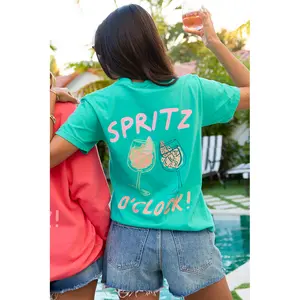 Cin Cin! Green Graphic Tee Cin Cin! Green Graphic Tee