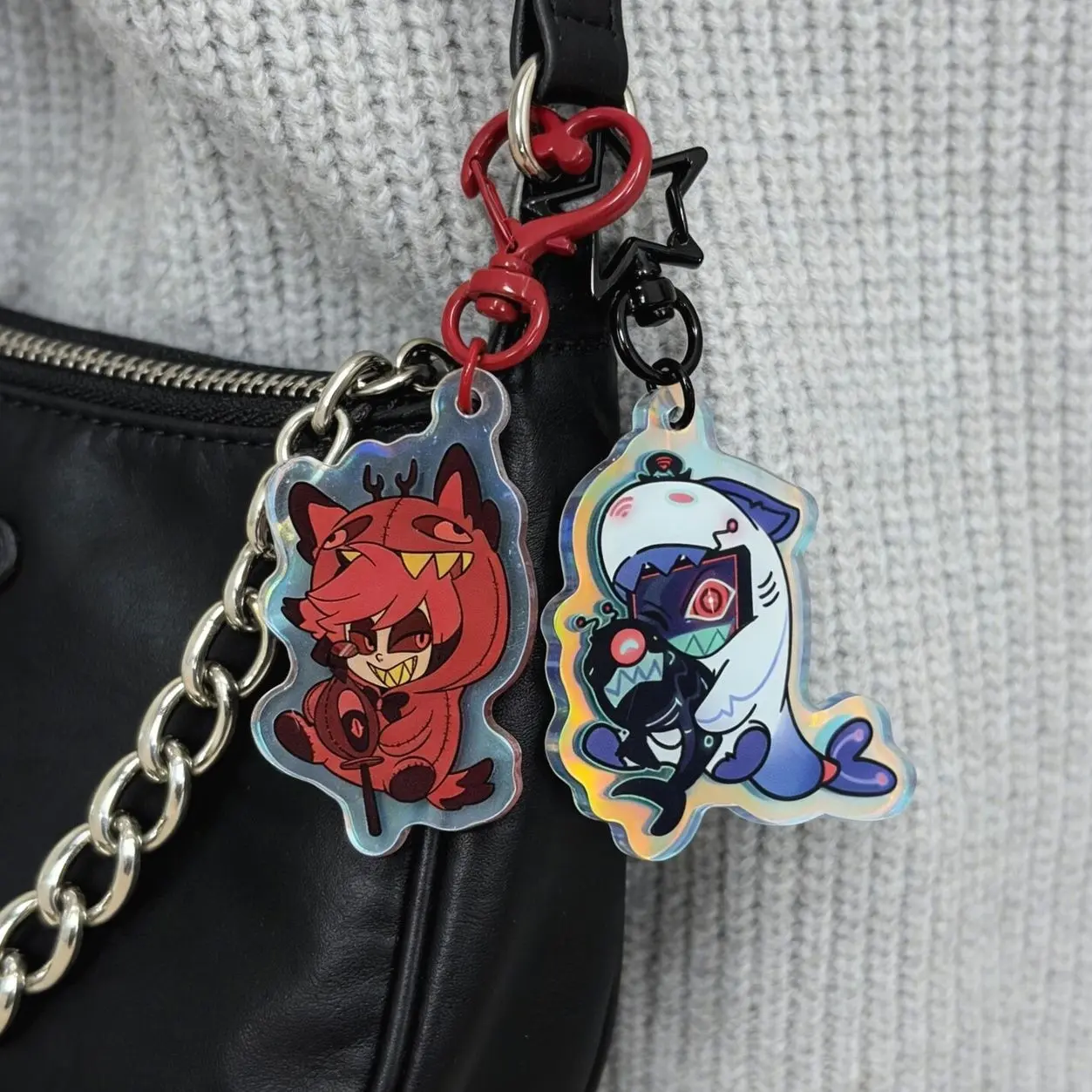 Hazbin Hotel Keychain, Vox Keychain, Alastor Keychain - TikTok Shop
