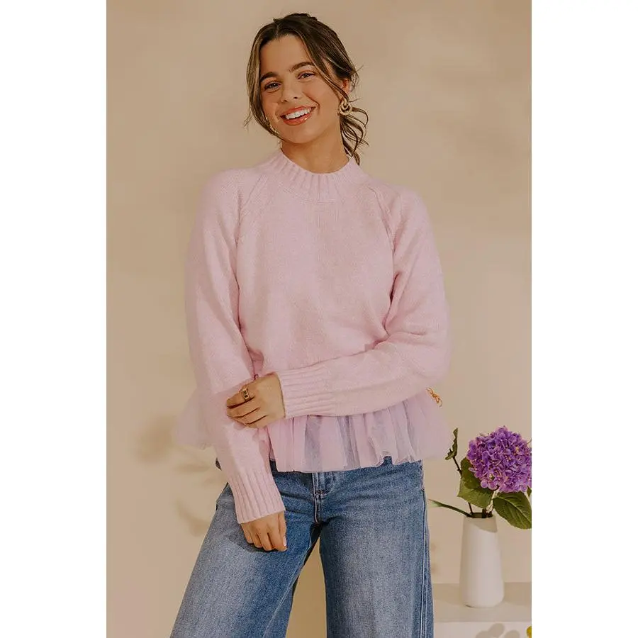 Sweet Embrace Peplum Knit Sweater