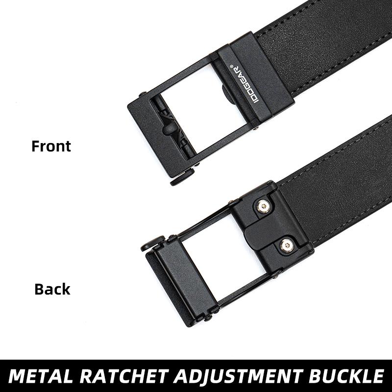 IDOGEAR Men's 1.5" EDC Belts Genuine Leather Casual CCW Belt 3435 Buckle Fashionable Metal Buckle for Outdoor Sport Workwear SpringStatements