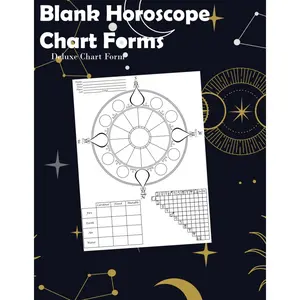 Blank Natal Chart Notebook: Deluxe Chart Forms Paperback – October 5, 2023