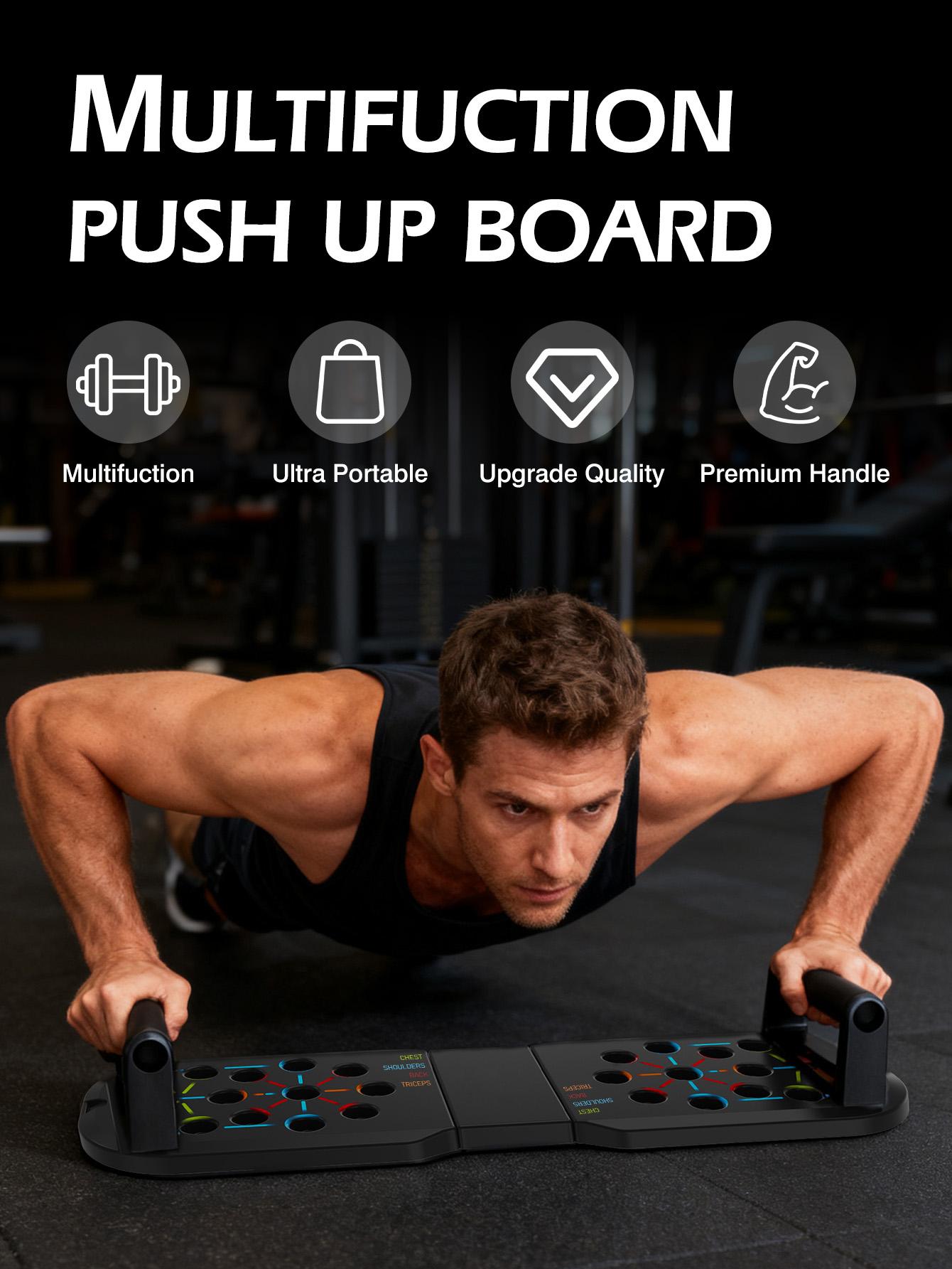 Push Up Board, Abdominal And Chest Muscle Training Folding Push Up Stand, Portable Fitness Equipment For Home Gym Push Up Board, Abdominal And Chest Muscle Training Folding Push Up Stand, Portable Fitness Equipment For Home Gym