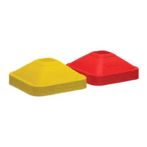 SKLZ Mini Cones with Square Base for Better Balance High-Visibility Training Markers for Fields and Courts