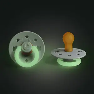 Itzy Soother™ Glow in the Dark Natural Rubber Pacifier - 0-6M