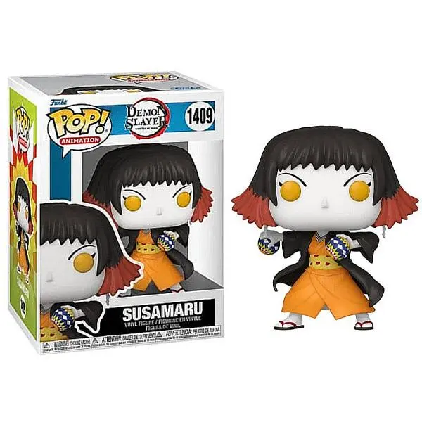 Funko Pop! Susamaru Demon Slayer #1409 Art Toy, Officially Licensed Vinyl Figurine, New Anime Collectible with PopShield Protector