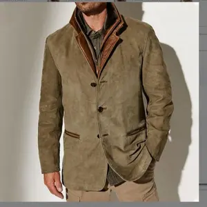 New Heavy Industry Coat Work Jacket Men's Women's Retro American Casual Jacket Fashion Solid Color Jacket
