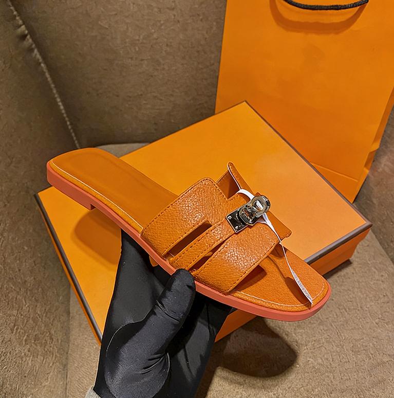 Women's Flat Slippers with Metal Buckle - Stylish & Versatile Spring/Summer New Arrivals SpringStatements