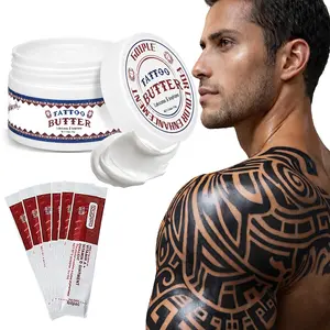 Tattoo Aftercare 2.6oz Cream for Before, During, and After Tattoo Process - Scar Repair, Gel, and Protective Balm for New & Older Tattoos