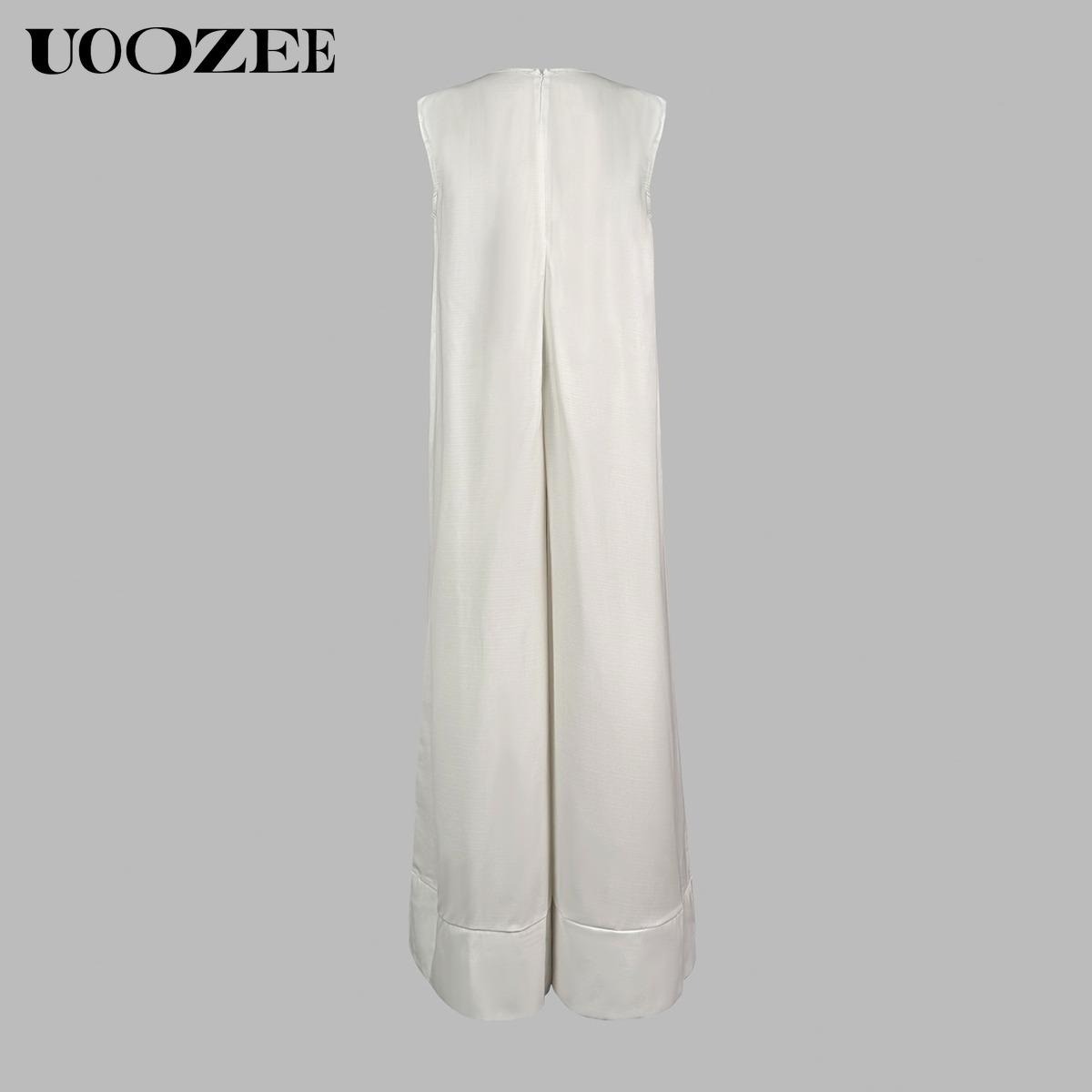 Solid Color Sleeveless Wide Leg Jumpsuit – Basic Style Simple and stylish, highlighting the daily elegance of modern women winter jumpsuit Springtok Womenswear