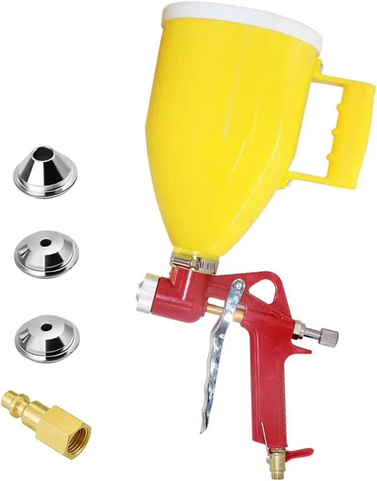 Air Hopper Spray  with 4.0mm/6.0mm/8.0mm Nozzle  Texture Drywall Painting Sprayer, Yellow, 0.79 Gallon (3 L) Straight