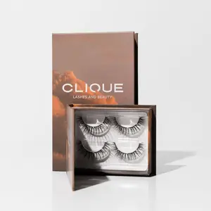 HABIT 12mm C Curl Doll Eyelashes, Natural Shape Medium Length Volume, Makeup False Lashes for Everyday Office or Night Out Wear, Eyelash