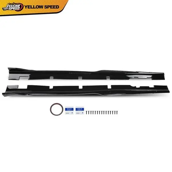 ALLGOOD Glossy Black Widebody Side Skirt Panel Splitters Body Molding, 1 Set 100% Brand New High Quality Durable Automotive Car Exterior Decoration, Direct Replacement for Dodge Charger 2015-2023 (Never Been Used or Installed), High Quality And Durable