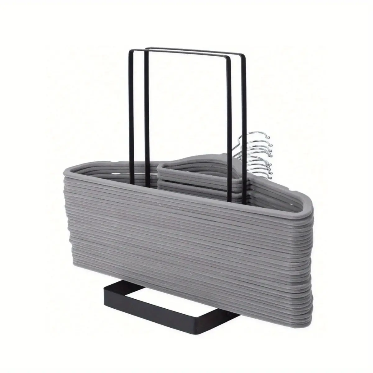 Stainless Steel Hanger Organizer, Clothes Hanger Organizers, Large Capacity Detachable Hanger Storage Rack for Adult and Children Clothes Hangers, Space Saving Closet Storage Solution for Home Laundry Room Bedroom Organization