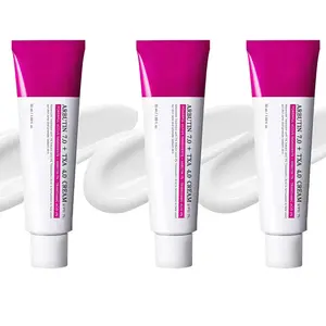 [Single Pack and Value Pack of Three] Arbutin 7% + Tranexamic Acid 4% Cream,70,000ppm Arbutin, 40,000ppm TXA, Niacinamide, Glutathione, Dark Spots, Freckle, Blemishes, Pigmentation,50ml, Moisturizers Discoloration Radiant，Daily Skincare，Holiday Gift