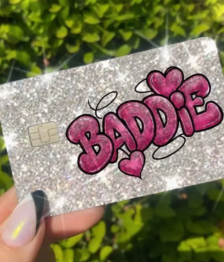 ExotixCard ultra bling reflective card skin back information