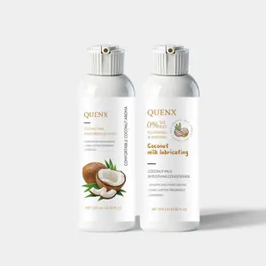 QUENX Coconut Shampoo & Conditioner Set — Scalp Soothing Formula with Niacinamide + Vitamin B5, Silky Smooth Hair, Free Shipping, 320ml × 2