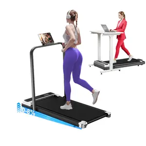 Portable Treadmills with Incline for Home and Office, Small Folding Treadmill for Home Office with 300 LBS Capacity, Walking Running Exercise Electric Compact Treadmill with LED Display