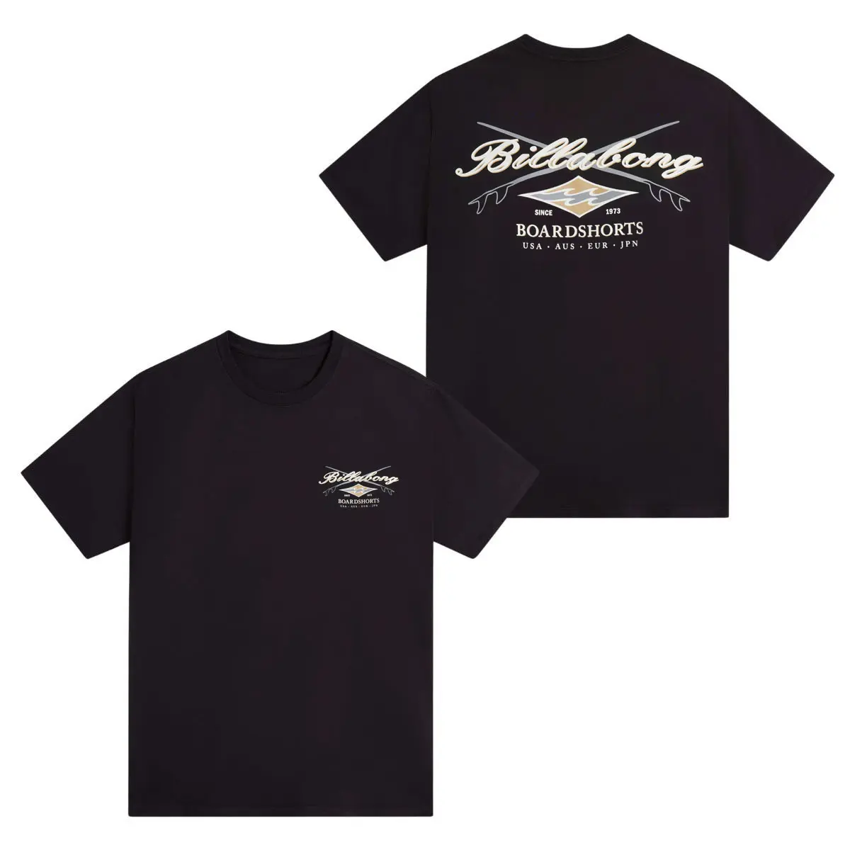 Billabong Crossboards Surf Graphic T-Shirt for Men, Casual Streetwear Tee