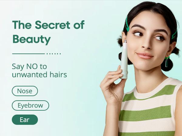 Nose Hair Trimmer for Women, Portable, Waterproof, Rechargeable, 2-in-1 Trimmer, Easy to Clean, Suitable for Sensitive Skin Stainless Comfort Nose Hair Trimmer for Women, Portable, Waterproof, Rechargeable, 2-in-1 Trimmer, Easy to Clean, Suitable for Sensitive Skin Stainless Comfort