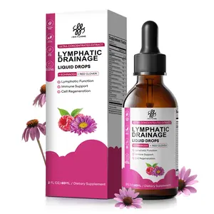IMATCHME Lymphatic Drainage Supplements Drops - Organic Lymphatic Support Liquid Drops Cleanse with Echinacea, Lymph System Support Supplement - Sugar-Free, 2 fl oz