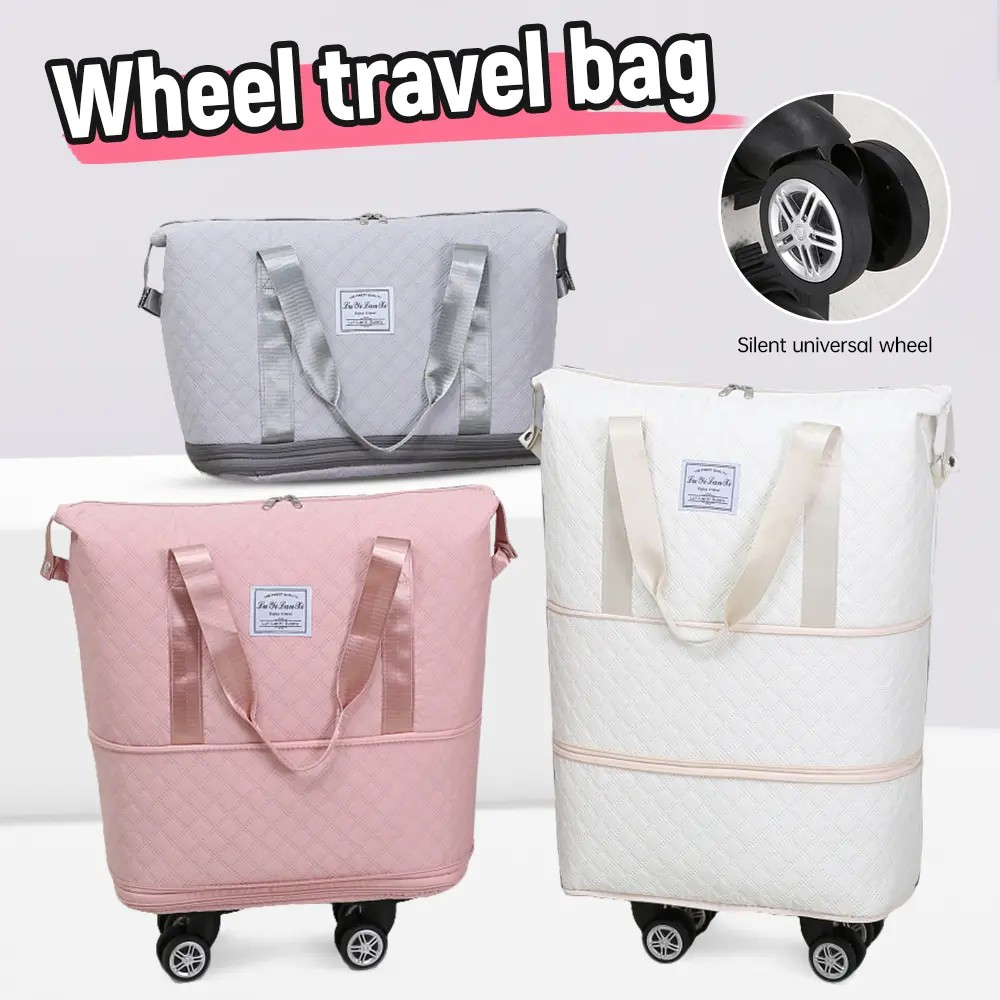 Large-Capacity Travel Bag With Wet/dry Separation; Expandable Travel Bag; Unisex—Suitable for Weekends, Back to School, Travel, Workouts, and Business Trips; Long-Distance Travel Bag; Large-Capacity Travel Bag that Folds up; Carry-on Bag.