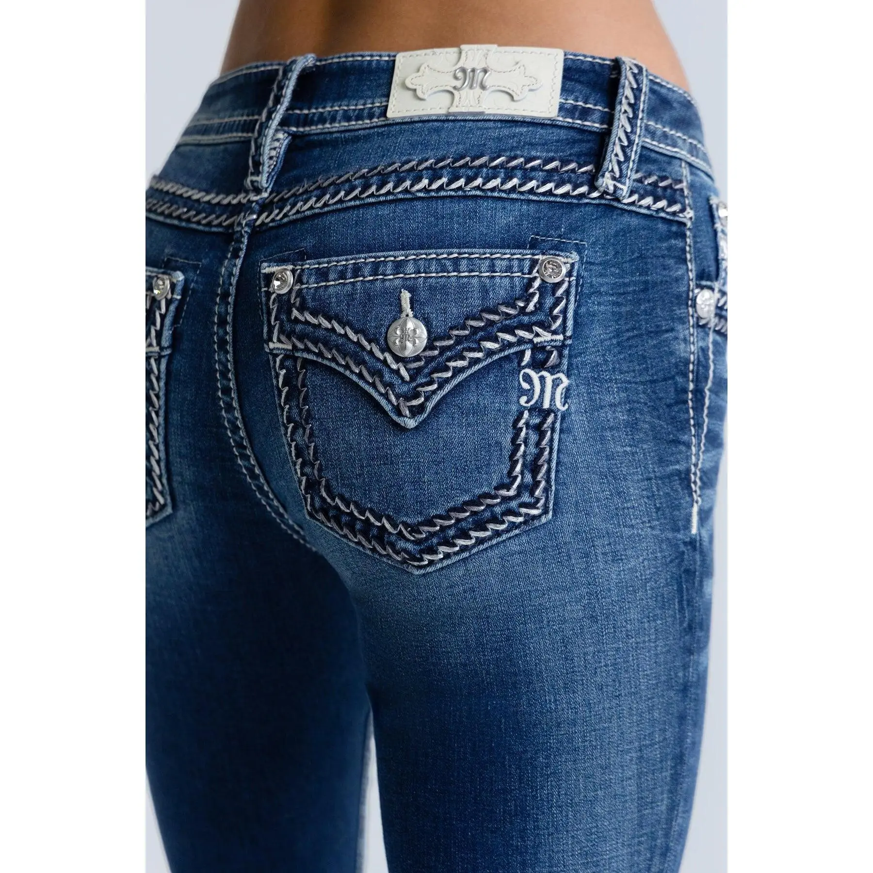 Caroline Stitched Bootcut Jeans