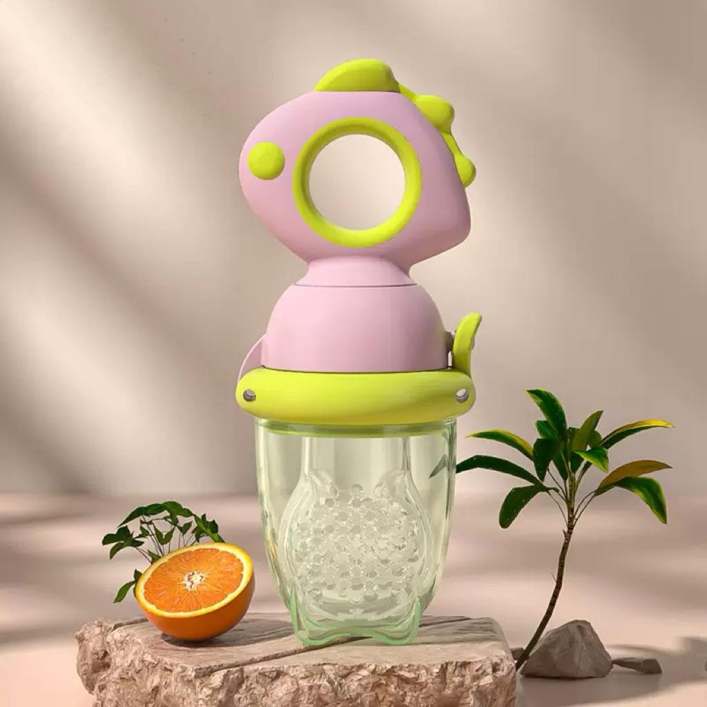 Silicone Fruit Teether, 1 Piece Rotating Push Type Fruit Feeder, Baby Fruit Feeder Pacifier, Baby Feeding Fruit Teether, Baby Food Supplement Feeder, Baby Teething Toy, Cute Silicone Fruit Teether, 1 Piece Rotating Push Type Fruit Feeder, Baby Fruit Feeder Pacifier, Baby Feeding Fruit Teether, Baby Food Supplement Feeder, Baby Teething Toy, Cute