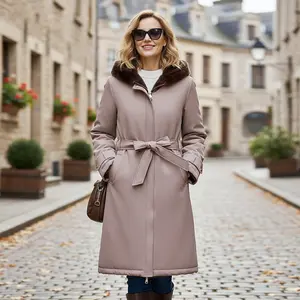 Reversible Faux Fur Coat Clearance | Warm Longline Lapel Outerwear Final Sale