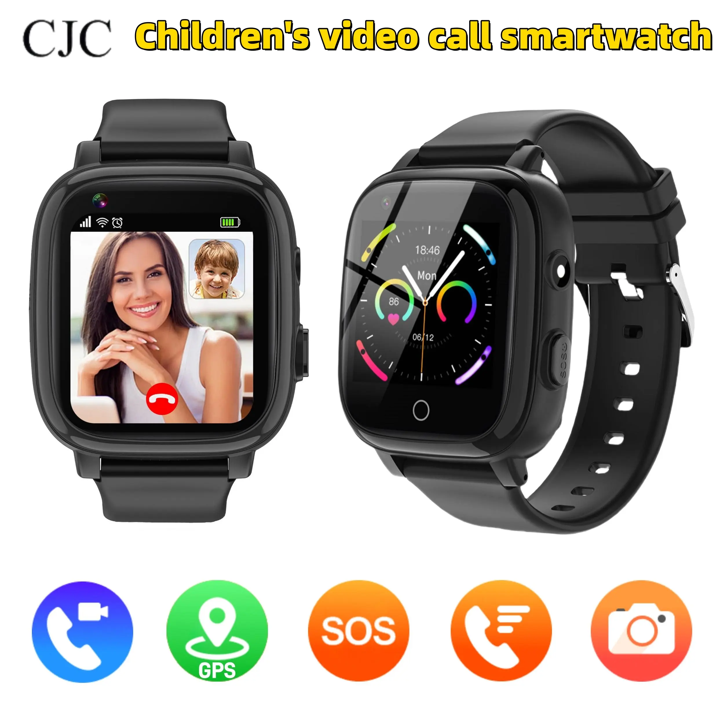 CJC Smartwatch, Adult Bluetooth Smartwatch, Children's Video Call Smartwatch