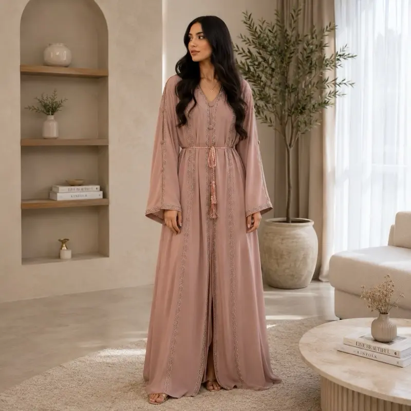 Elegance Embellished Closed Abaya